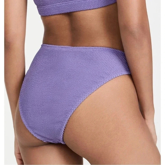 Good American Always Fits Good Waist Cheeky Bikini Bottoms Lilac Mist Purple NWT - Picture 2 of 12